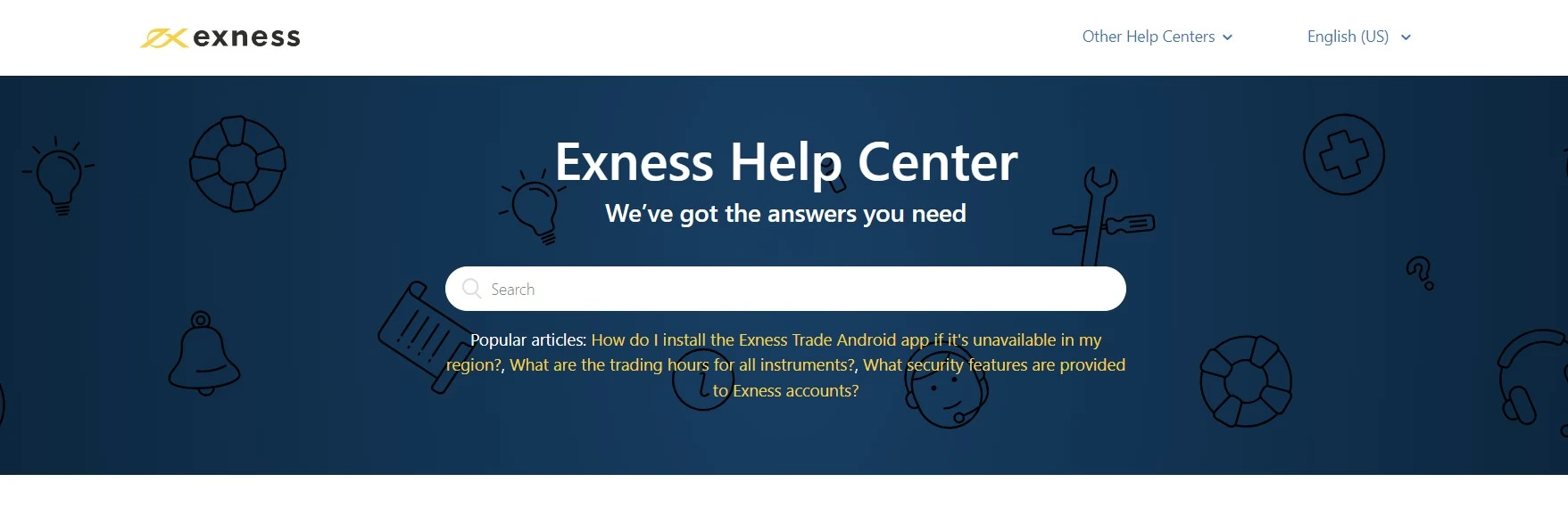 Exness Help Center
